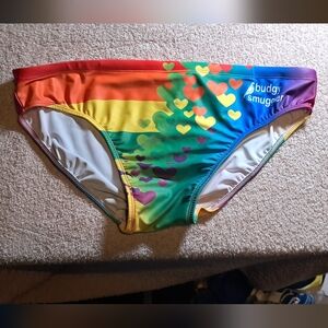 Budgy Smuggler Gay Pride Swim Brief Size 32
